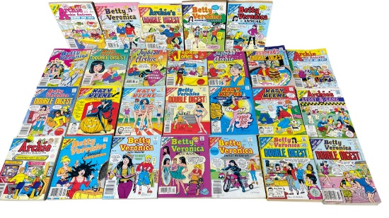 Vintage Archie Digest Library Magazine Collection Lot