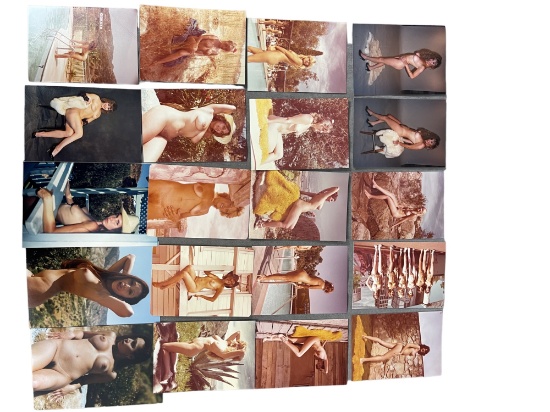 Vintage Pin Up Nude Female Model Photograph Collection Lot