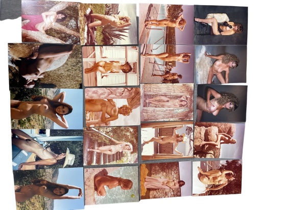 Vintage Pin Up Nude Female Model Photograph Collection Lot