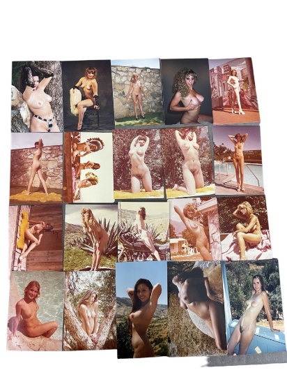 Vintage Pin Up Nude Female Model Photograph Collection Lot