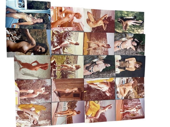 Vintage Pin Up Nude Female Model Photograph Collection Lot
