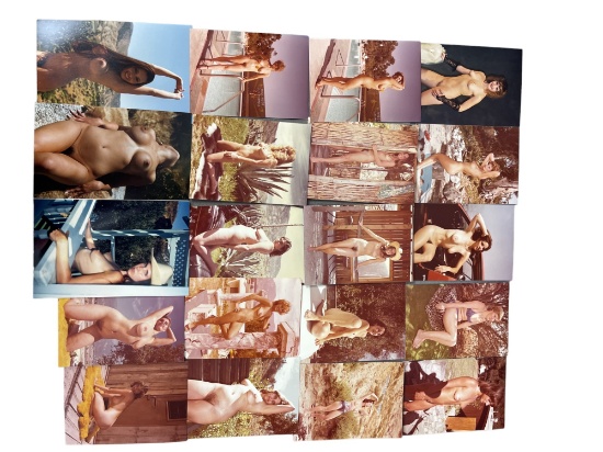 Vintage Pin Up Nude Female Model Photograph Collection Lot