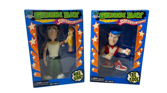 Green Day International Superaction Figure Lot