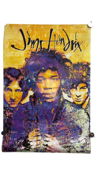 Vintage Jimi Hendrix 1993 Are You Experienced Gered Mankowiz Poster