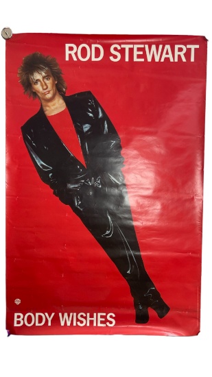 Vintage Original Rod Stewart Poster