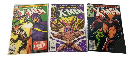 Marvel The Uncanny X-Men #142, 162 and 173