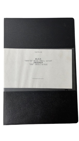M.O.P. "Ante Up" Remix and Prodigy "YBE" U-MATIC Studio Recording Music Video Tape