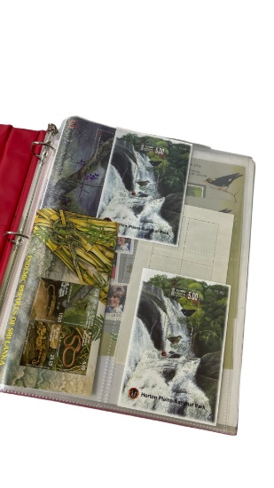 Vintage Sri Lanka Souvenir Stamp Collection Lot