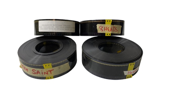 Vintage 35mm Film Movie Trailer Collection Lot