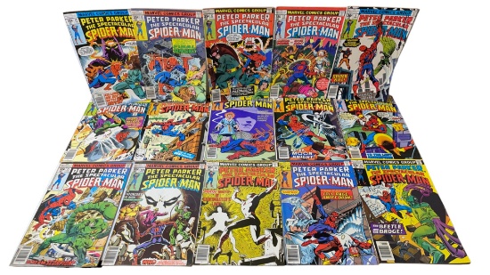 Marvel Peter Parker The Spectacular Spider-Man Comic Book Lot