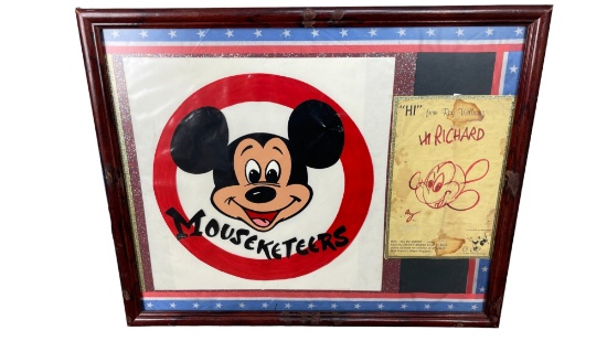 Disney Roy Williams Mickey Mouse and Mouseketeers Sketch Disneyland Souvenir