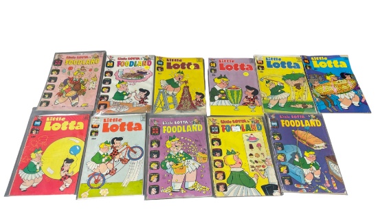 Harvey Comics Little Lotta Comic Book Collection Lot