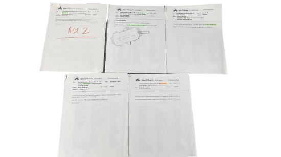 Walt Disney TV Animation Jungle Book II Revised Scripts and Document Log Lot
