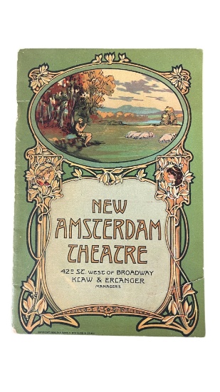 New Amsterdam Theatre Program 1906 Book