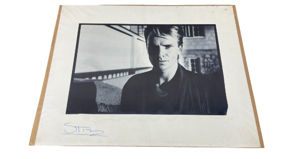 Sting "The Dream of the Blue Turtles" Solo Album Poster