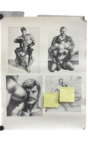Male Gay Interest Magazine Printers Proof Poster