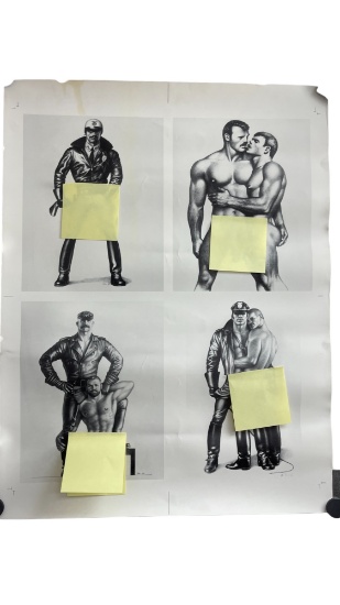 Male Gay Interest Magazine Printers Proof Poster