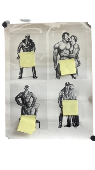 Male Gay Interest Magazine Printers Proof Poster