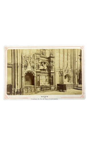 France, Rouen, La Cathedrale, Tombeau de Louis Breze Vintage Stamped Postcard