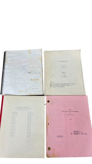 Vintage Movie Film Script and Cast Production Collection Lot