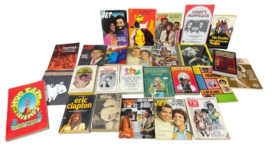 Vintage Rock Jimi Hendrix Elvis Presely Softcover Book Collection Lot