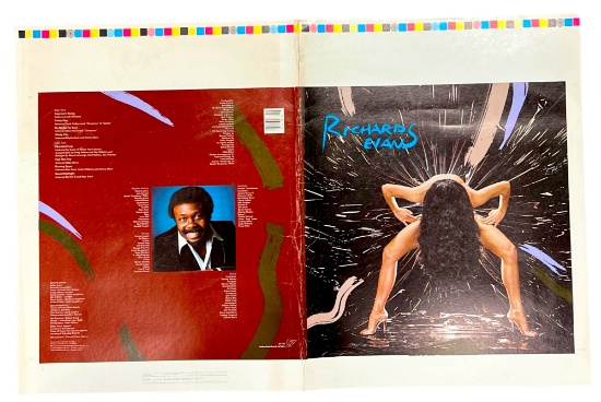 Richard Evans 1978 Vinyl Album Cover Printers Proof Artwork