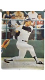 Vintage Original Reggie Jackson Swinging Signature Poster