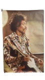 Rare 1971 Vintage Original Jimi Hendrix Poster Photograghed by Ian Vaughan