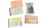 Vintage Signature Autograph Collection Lot