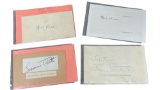 Vintage Signature Autograph Collection Lot