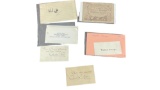 Vintage Signature Autograph Collection Lot