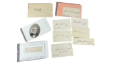 Vintage Signature Autograph Collection Lot