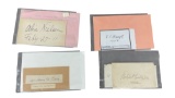 Vintage Signature Autograph Collection Lot