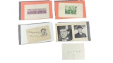 Vintage Signature Autograph Collection Lot