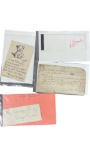 Vintage Signature Autograph Collection Lot