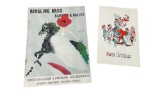 Ringling Bros. and Barnum & Bailey Christmas Card and 1956 Circus Magazine & Program