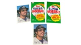 1984 Topps Super Size MLB Card and Reggie Jackson Vintage Signed Photograph Print Collection Lot