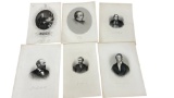 Vintage Etchings of US Presidents