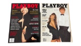 Marilyn Monroe and Donald Trump Vintage Playboy Magazines
