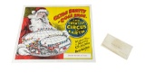 Vintage Clyde Beaty Cole Bros. Circus Christmas Card 1973
