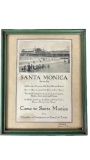 1912 Santa Monica Attraction Print