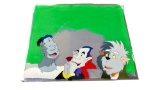 Vintage Monster Mash Wolf Man Dracula Frankenstein Complete Animation Cel