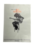 Vintage Original 1973 Jimi Hendrix Documentary Concert Poster