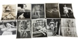 Vintage 1950's Original Burlesque Nude Pin Up Model Risque 8x10 Black and White Photographs