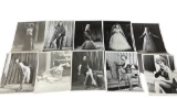 Vintage 1950's Original Burlesque Nude Pin Up Model Risque 8x10 Black and White Photographs