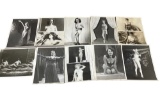 Vintage 1950's Original Burlesque Nude Pin Up Model Risque 8x10 Black and White Photographs