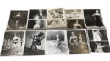 Vintage 1950's Original Burlesque Nude Pin Up Model Risque 8x10 Black and White Photographs