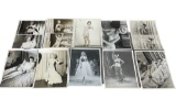 Vintage 1950's Original Burlesque Nude Pin Up Model Risque 8x10 Black and White Photographs