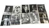 Vintage 1950's Original Burlesque Nude Pin Up Model Risque 8x10 Black and White Photographs