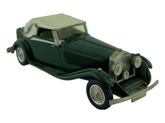 Vintage Model Car 1:43 Green/White Rolls Royce Phantom II 1933 Western Models England
